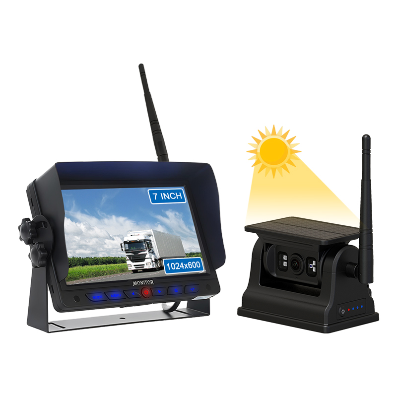 Kann ein 7-Zoll-Wireless-Monitor mit solarbetriebener Kamera für Nutzfahrzeuge die Installation vereinfachen?
