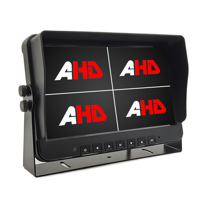 10,1-Zoll-4AV-Eingänge Quad View AHD-Fahrzeugmonitor