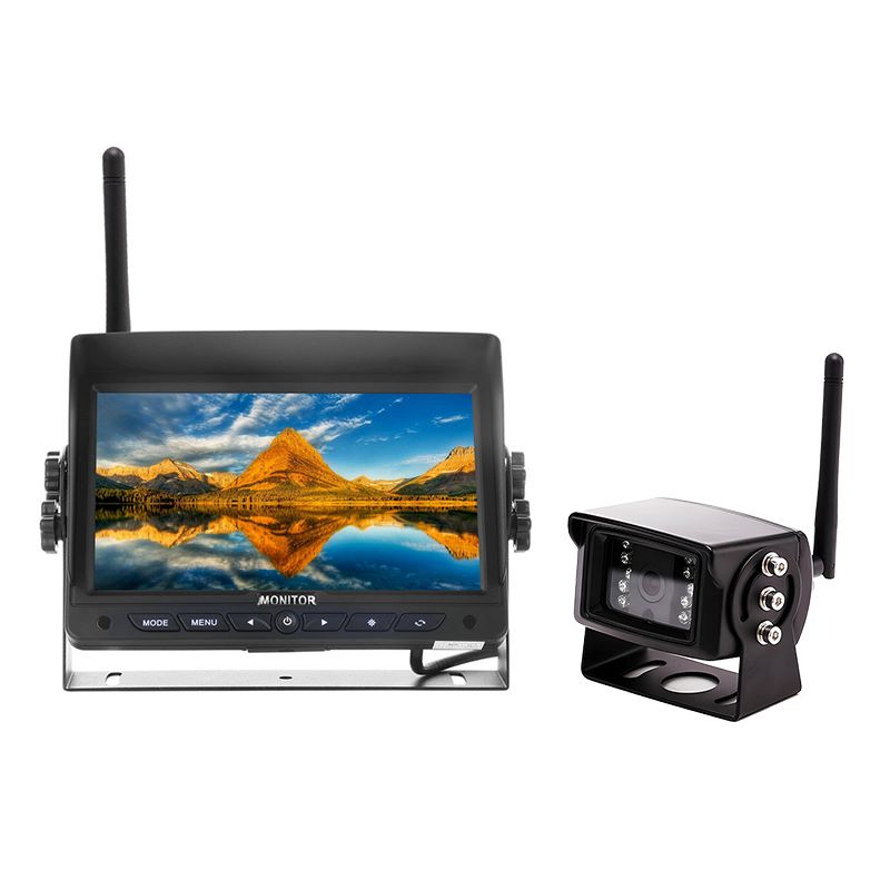 2,4G Wireless Auto Backup Kamera 7 Zoll Rückansicht Auto Monitor System Kits Für Anhänger