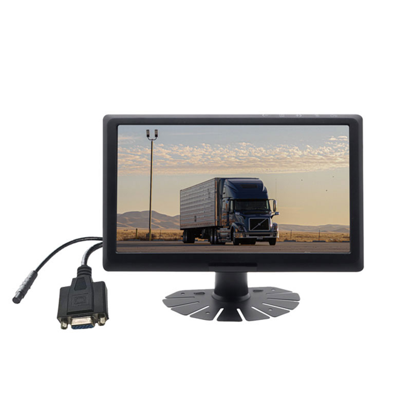 9-Zoll-IPS-Bildschirm-Automonitor unterstützt CVBS, HD, VGA
