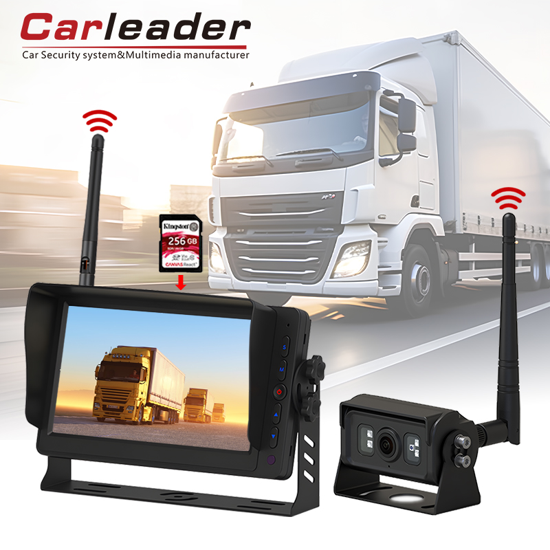 Carleader 7-Zoll-DVR-Aufzeichnung 2,4 GHz Digital Wireless Überwachungssystem--Sicherstellen Sie Ihre Fahrsicherheit