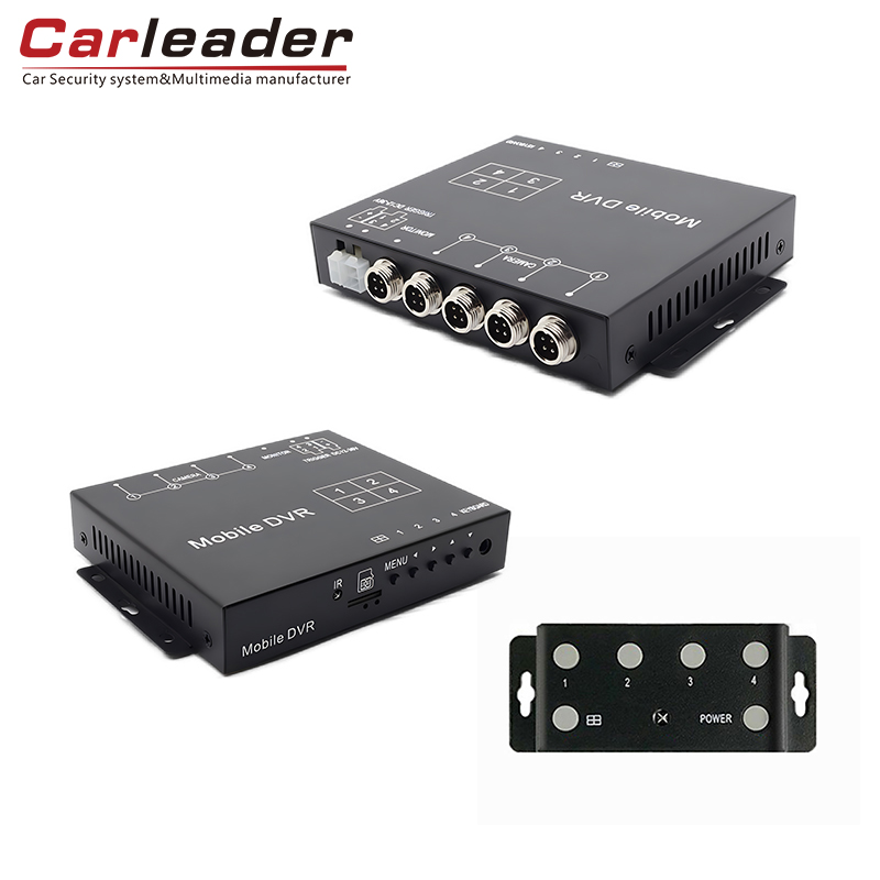 Carleader 4ch AHD 1080p Mini Mobile DVR Support TF -Kartenspeicherung