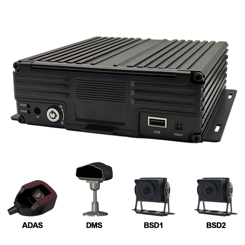 Verbessern Sie das Sicherheitsmanagement Ihrer Flotte mit der mobilen DVR-Unterstützung ADAS+DMS+BSD von Carleader 8CH AI HDD