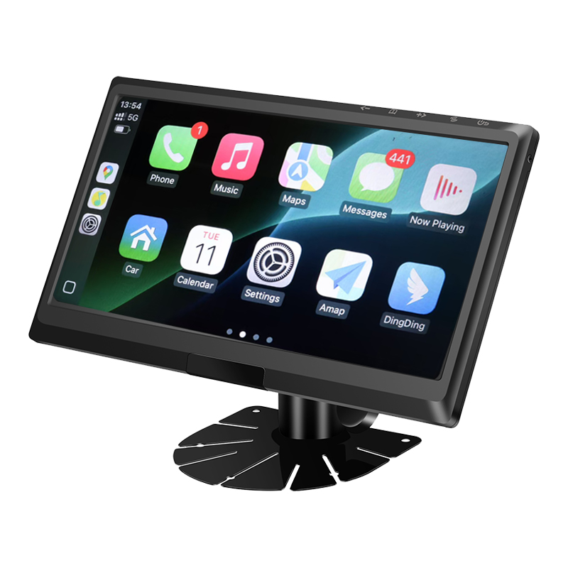 Carleader 9 Zoll IPS AHD Signaleingang Fahrzeugmonitor unterstützt CarPlay Multimedia