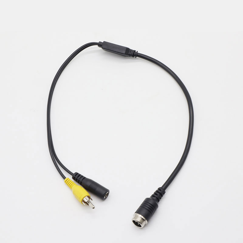 4P M auf RCA M und DC-Adapterkabel