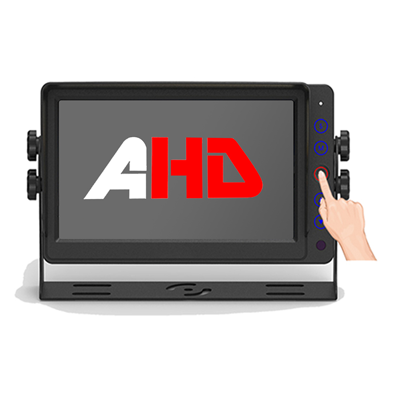 7-Zoll-Nutzfahrzeugmonitor mit AHD-Videoeingängen und Fernbedienung