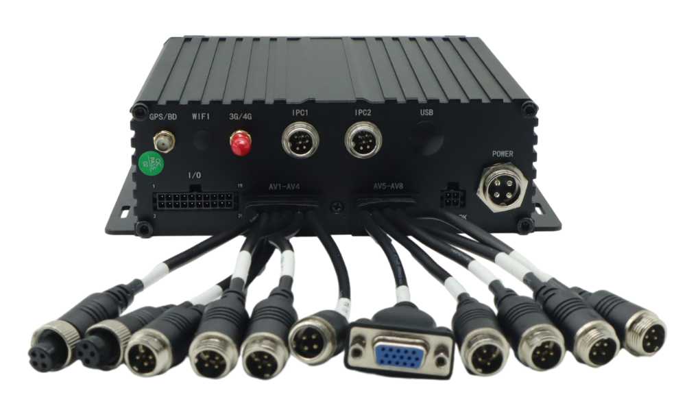 8-Kanal 1080P HDD und SD-Karte MDVR für Fahrzeuge