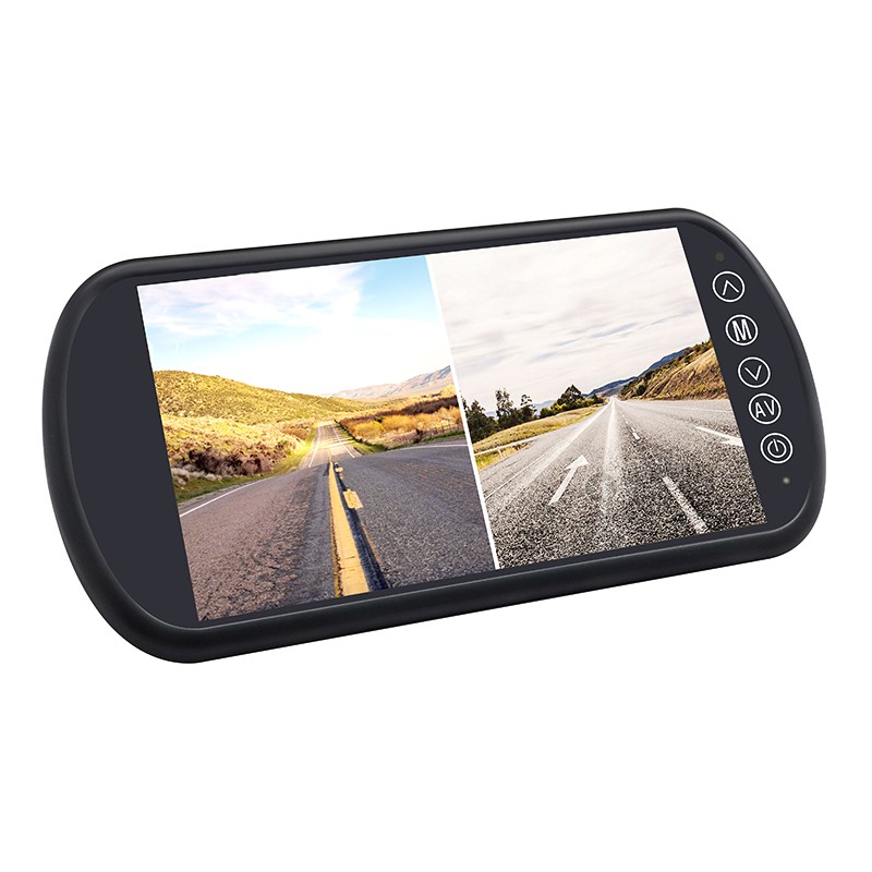 Carleader 7 Zoll Dual Split AHD -Fahrzeugspiegelmonitor
